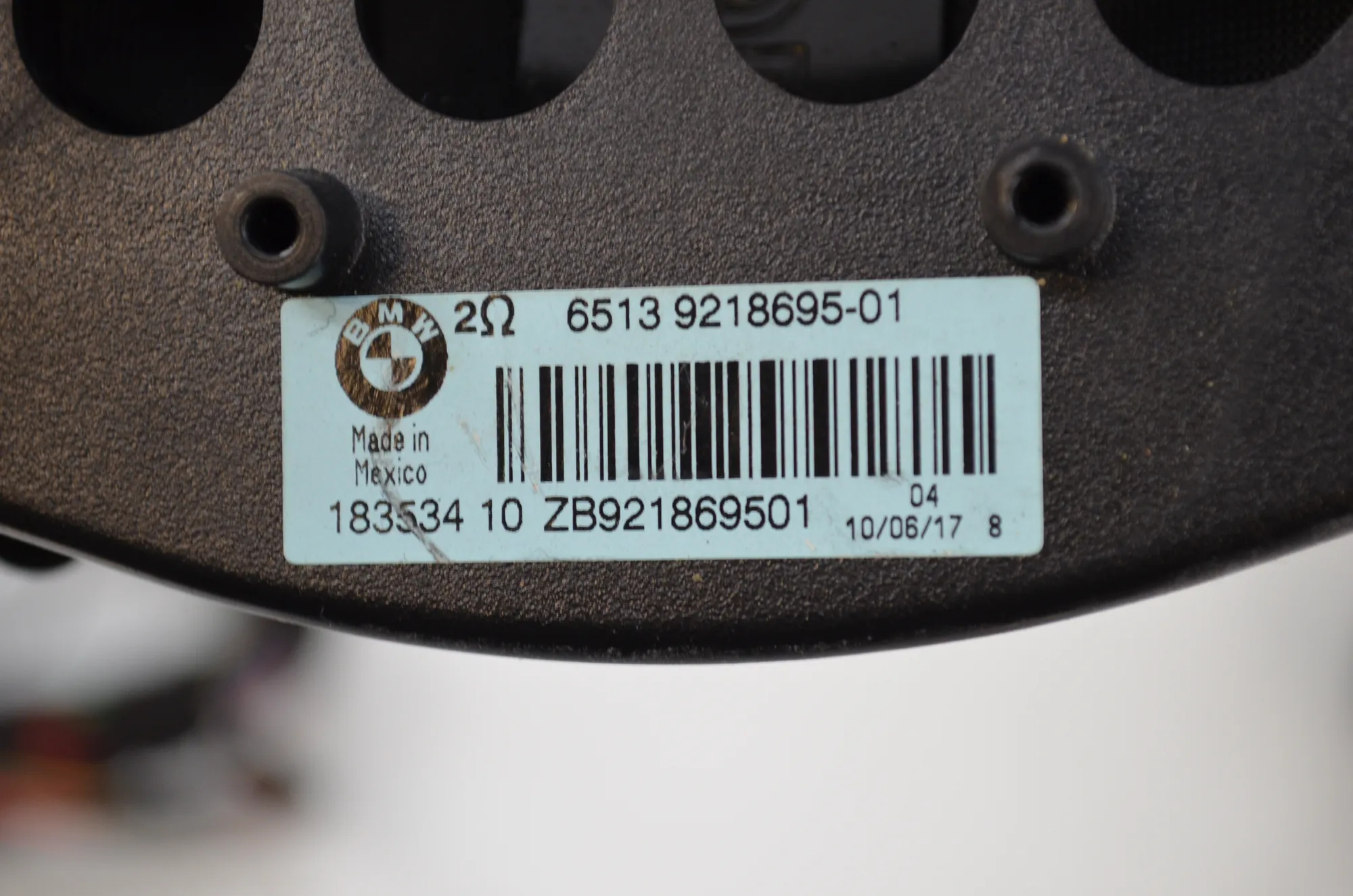 Sound Audio System Set – OEM 9218695 · BMW X5 (E70) xDrive 30 d 2010 – 6