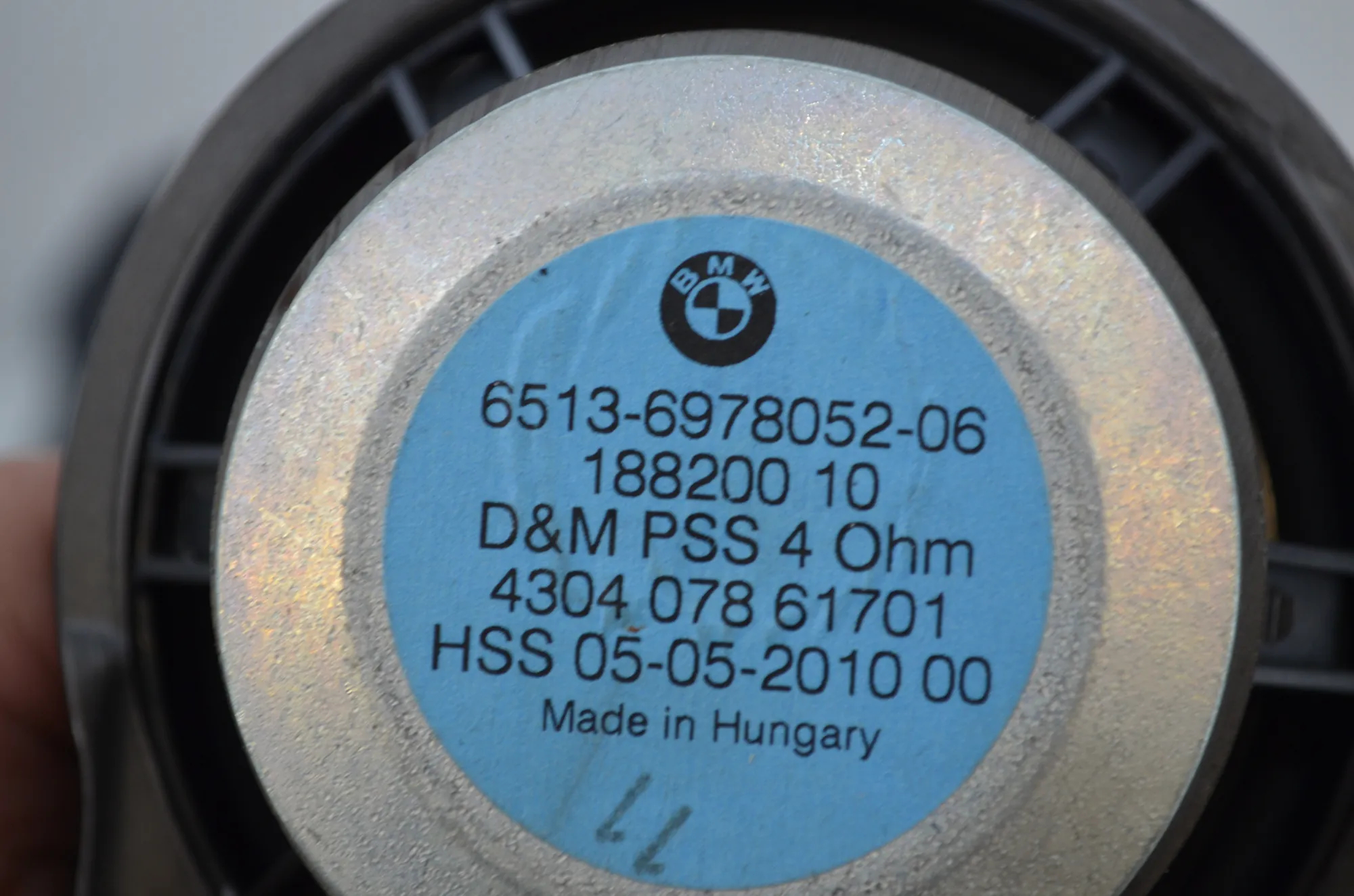 Sound Audio System Set – OEM 9218695 · BMW X5 (E70) xDrive 30 d 2010 – 8