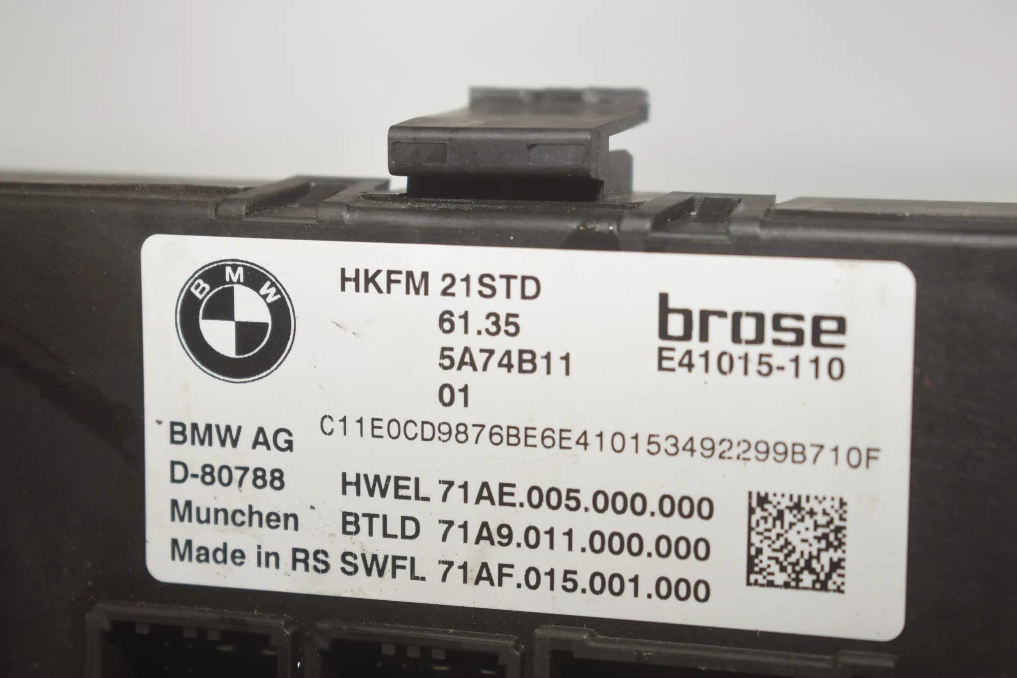 Tailgate Bootlid Control Unit – OEM 5A74B11 · BMW 2 Active Tourer (U06) (2021 - -) 218d 2022 – 5