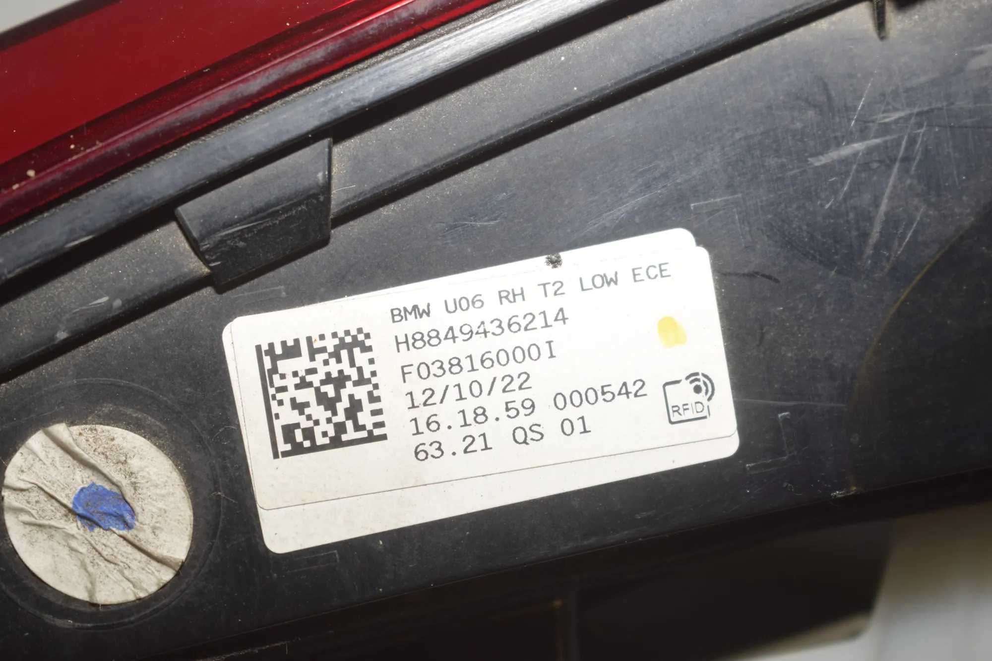 Right Side Tailgate Tail Light – OEM 8494362 · BMW 2 Active Tourer (U06) (2021 - -) 218d 2022 – 7