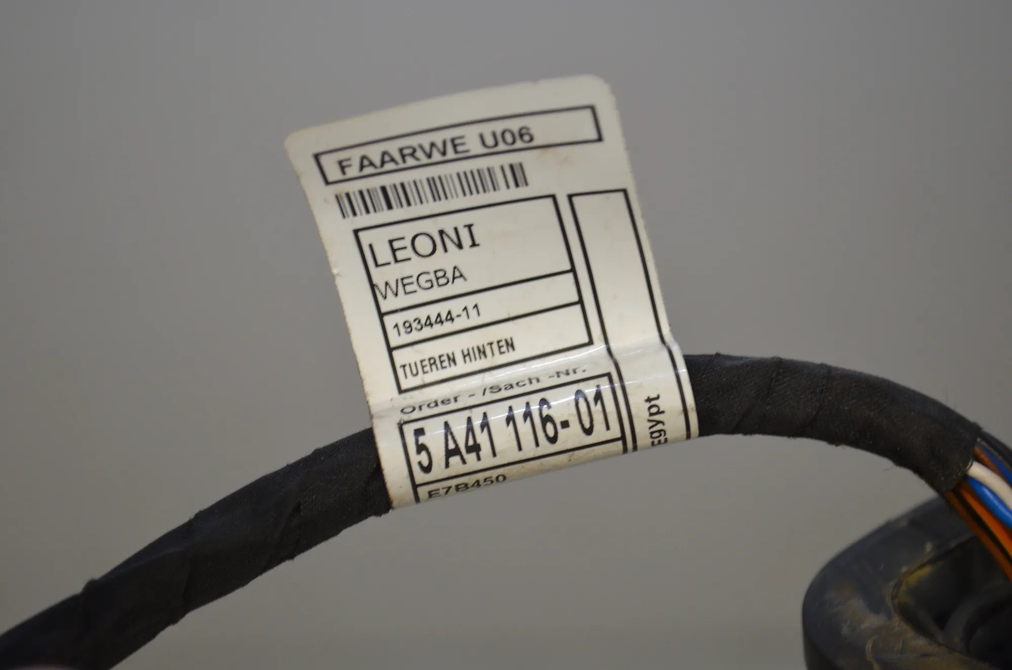 Rear Left Door Wiring – OEM 5A41116 · BMW 2 Active Tourer (U06) (2021 - -) 218d 2022 – 4