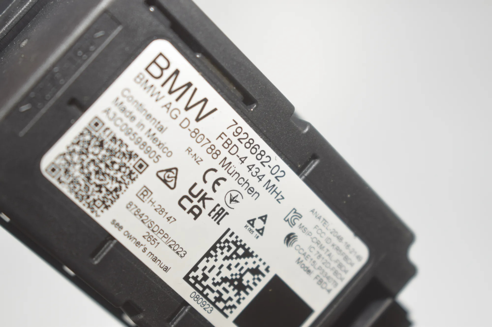 Other Control Units – OEM 7928682 · BMW i4 (G26) (2022 - -) eDrive35 2023 – 5