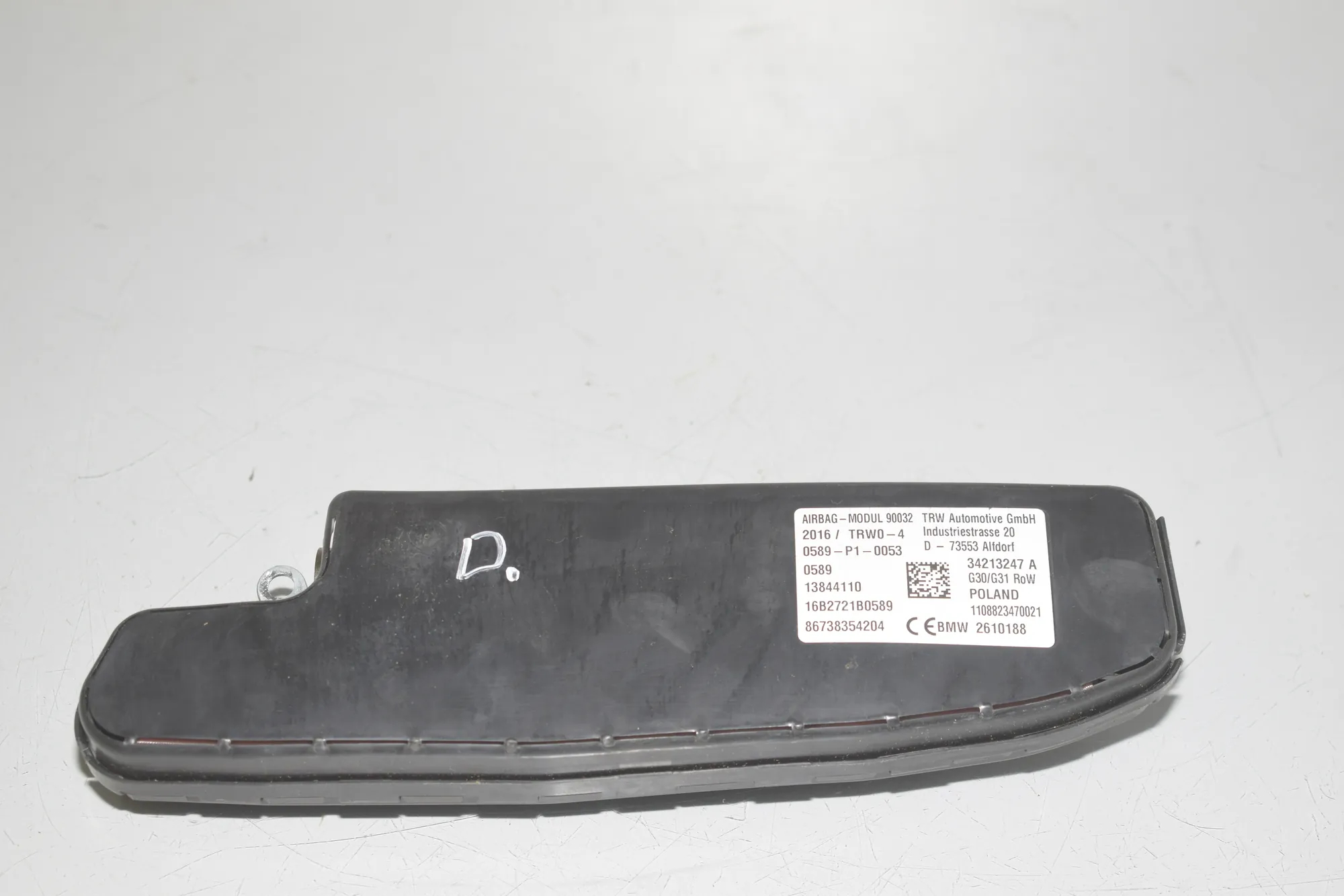 Seat Safety Bag SRS – OEM 7383542 · BMW 5 (G30) BMW 5 (G30) 520 d 2016