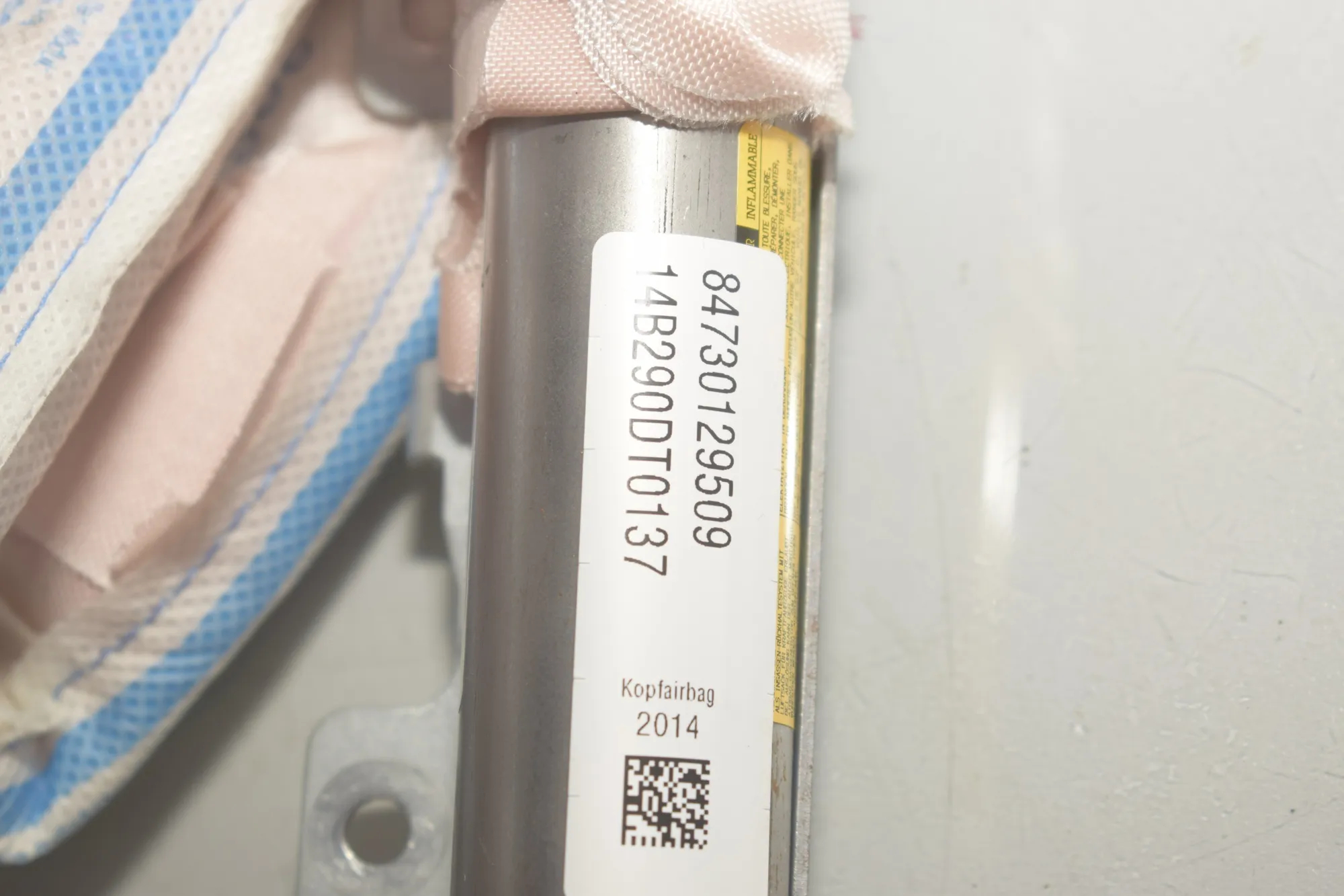 Left Side Roof Safety Curtain SRS – OEM 7301295 · BMW 2 Active Tourer (F45) 216 d 2014 – 4