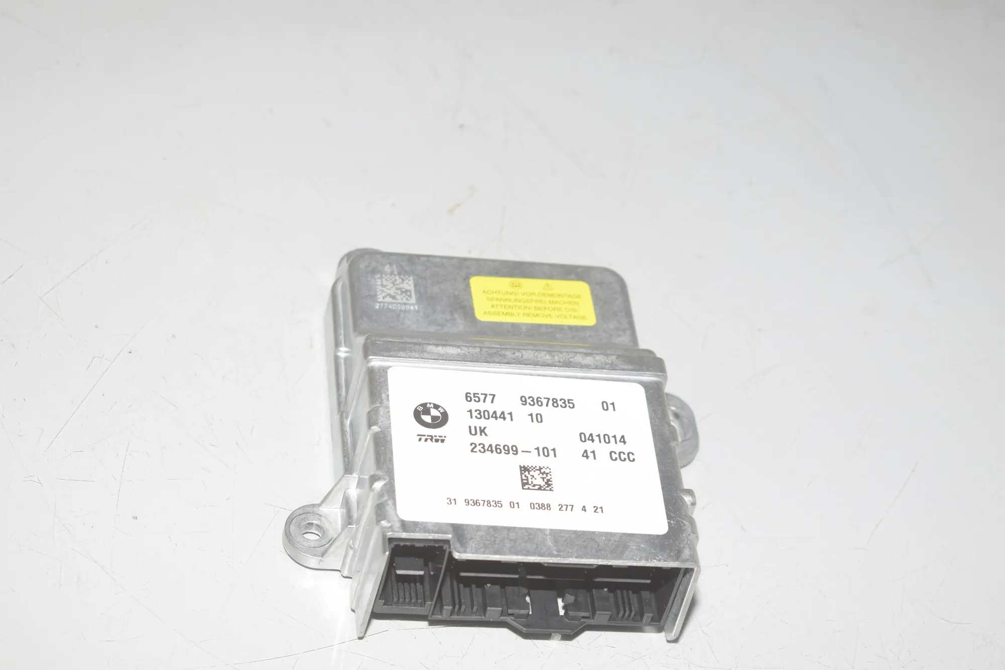 SRS Control Unit – OEM 9367835 · BMW 2 Active Tourer (F45) 216 d 2014