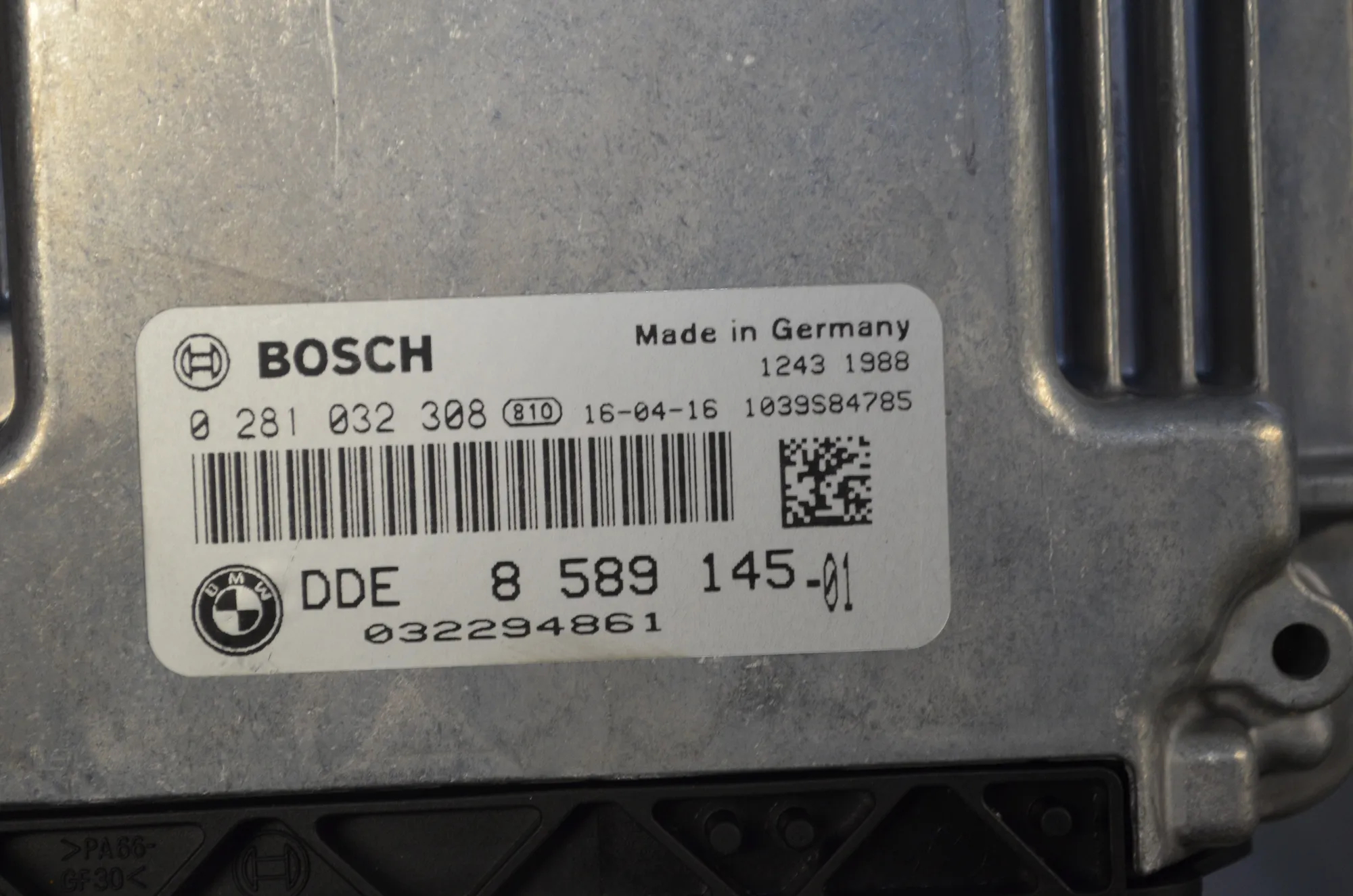 Engine Ignition ECU Set – OEM 8589145 · BMW 3 Touring (F31) 318 d 2016 – 7