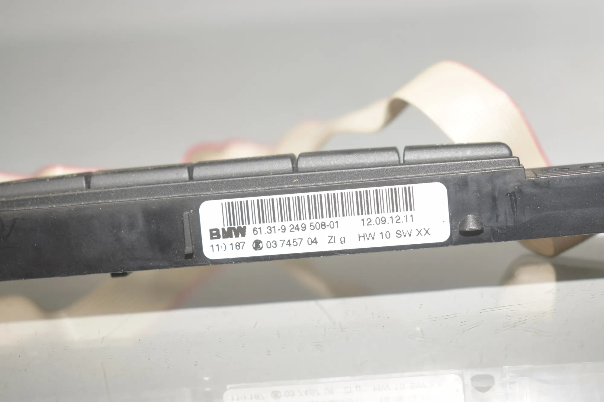 Button Switch Panel – OEM 9249508 · BMW X1 (E84) sDrive 20 i 2012 – 4