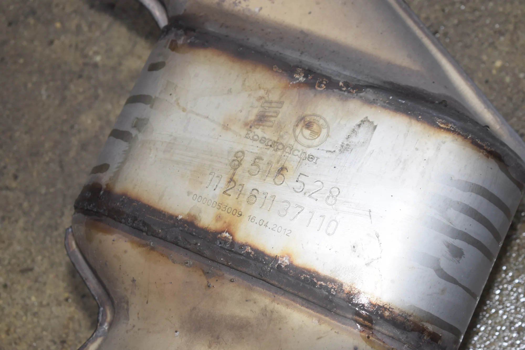 Exhaust – OEM 8516535 · BMW 5 Touring (F11) M 550 d xDrive 2012 – 8