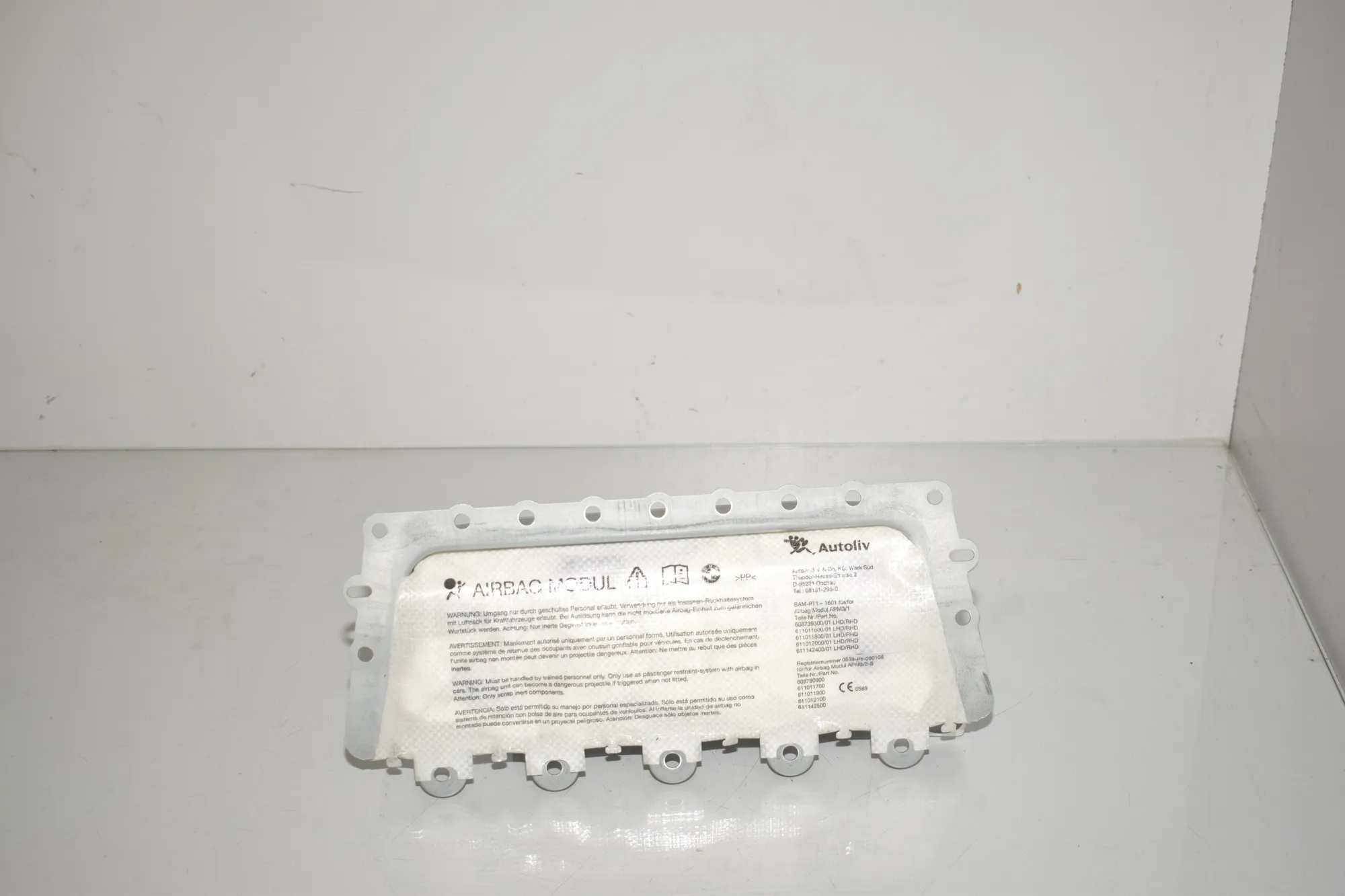 Dashboard Safety Bag SRS – OEM 9230398 · BMW 5 Touring (F11) M 550 d xDrive 2012