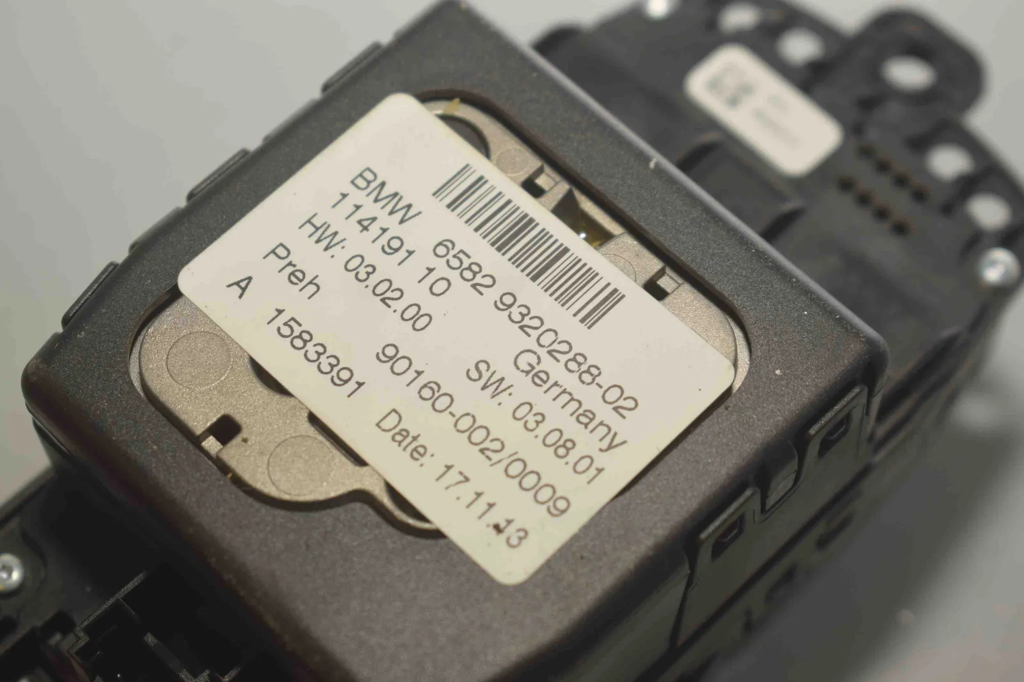Navigation System – OEM 9320288 · BMW 3 Gran Turismo (F34) 320 d xDrive 2013 – 7