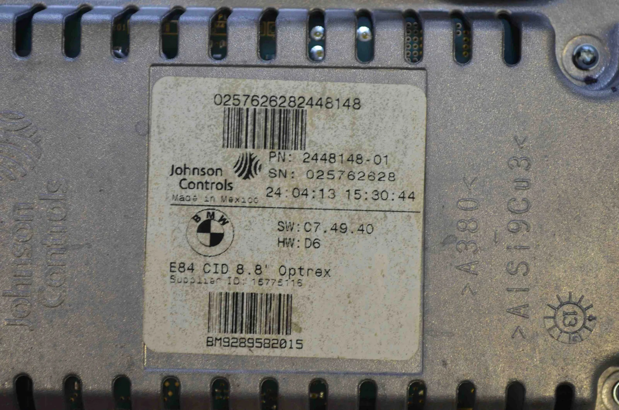 Navigation System – OEM 9285443 · BMW X1 (E84) sDrive 20 i 2013 – 7