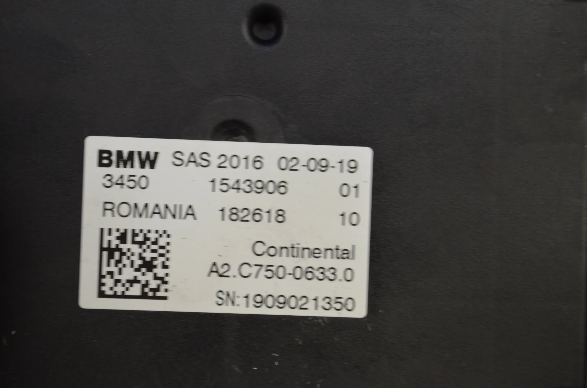 Other Control Units – OEM 1543906 · BMW 5 Touring (G31) (2017 - -) 520 d 2019 – 4