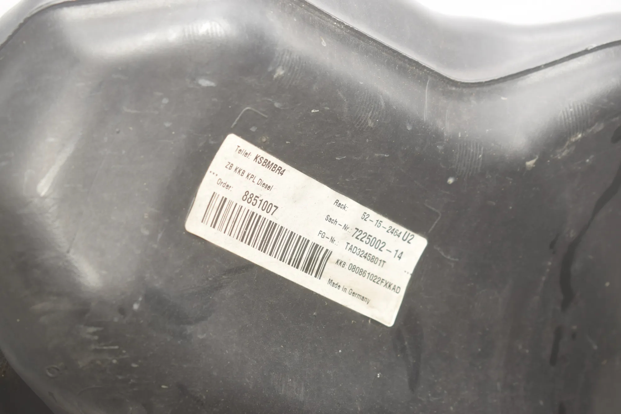 Fuel Tank – OEM 7225002 · BMW 5 (F10) 530 d 2013 – 3