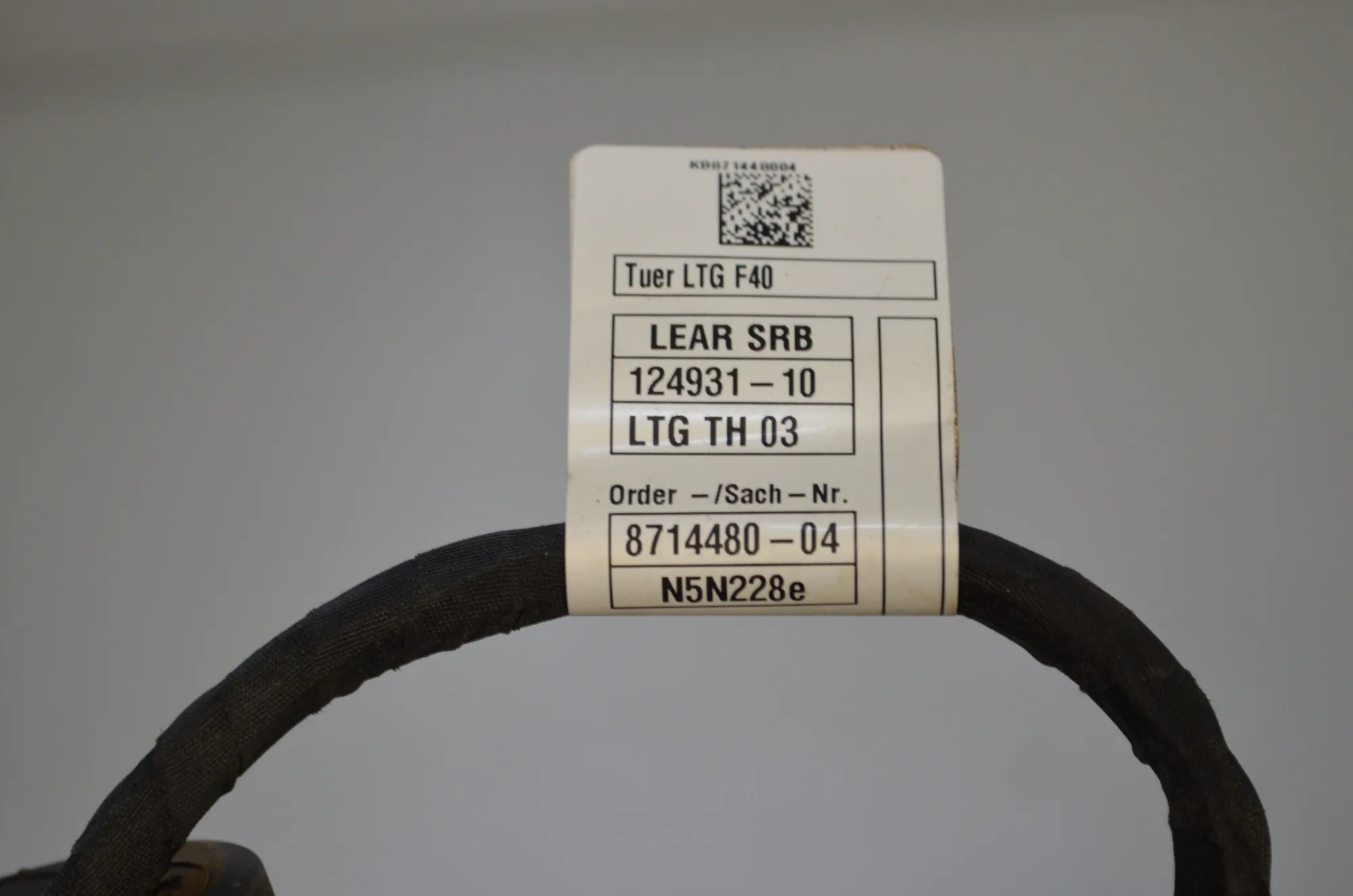 Rear Left Door Wiring – OEM 8714480 · BMW 1 (F40) BMW 1 (F40) (F40)118i 2020 – 4