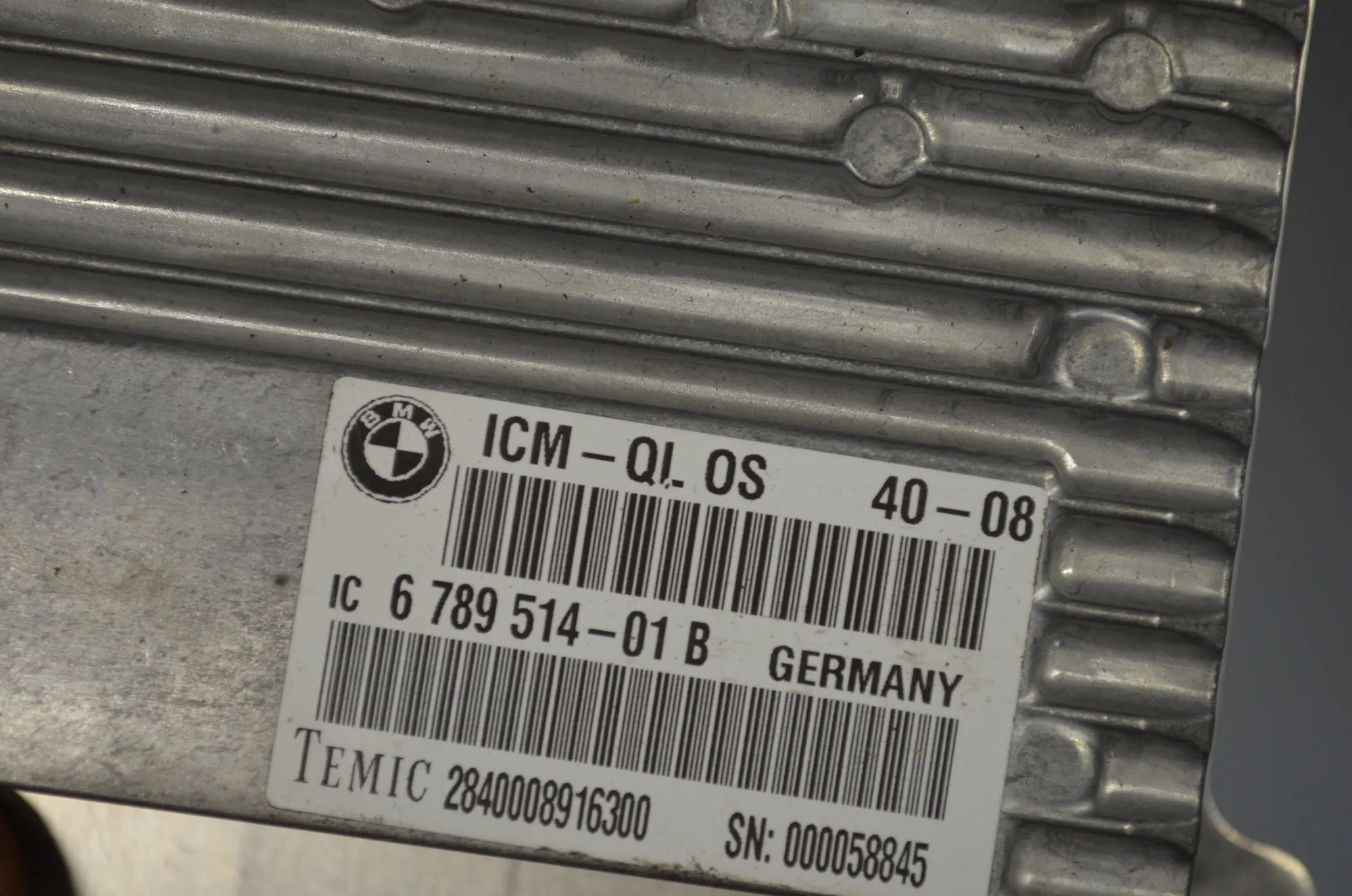 ICM Control Unit – OEM 34506789514 · BMW X6 (E71, E72) xDrive 50 i 2008 – 4