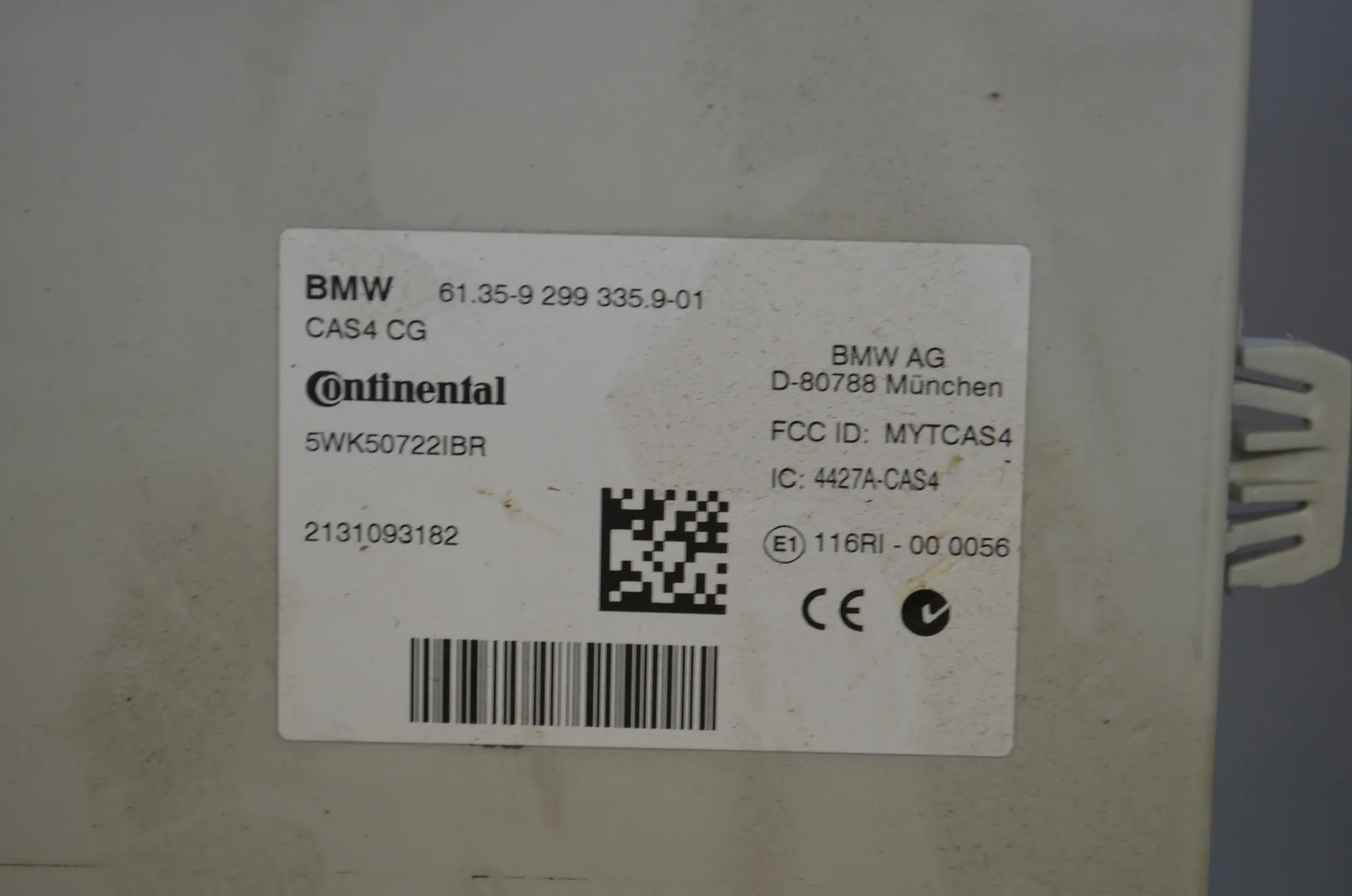 Engine Ignition ECU Set – OEM 61359299335 · BMW 5 (F10) 530 d 2013 – 7