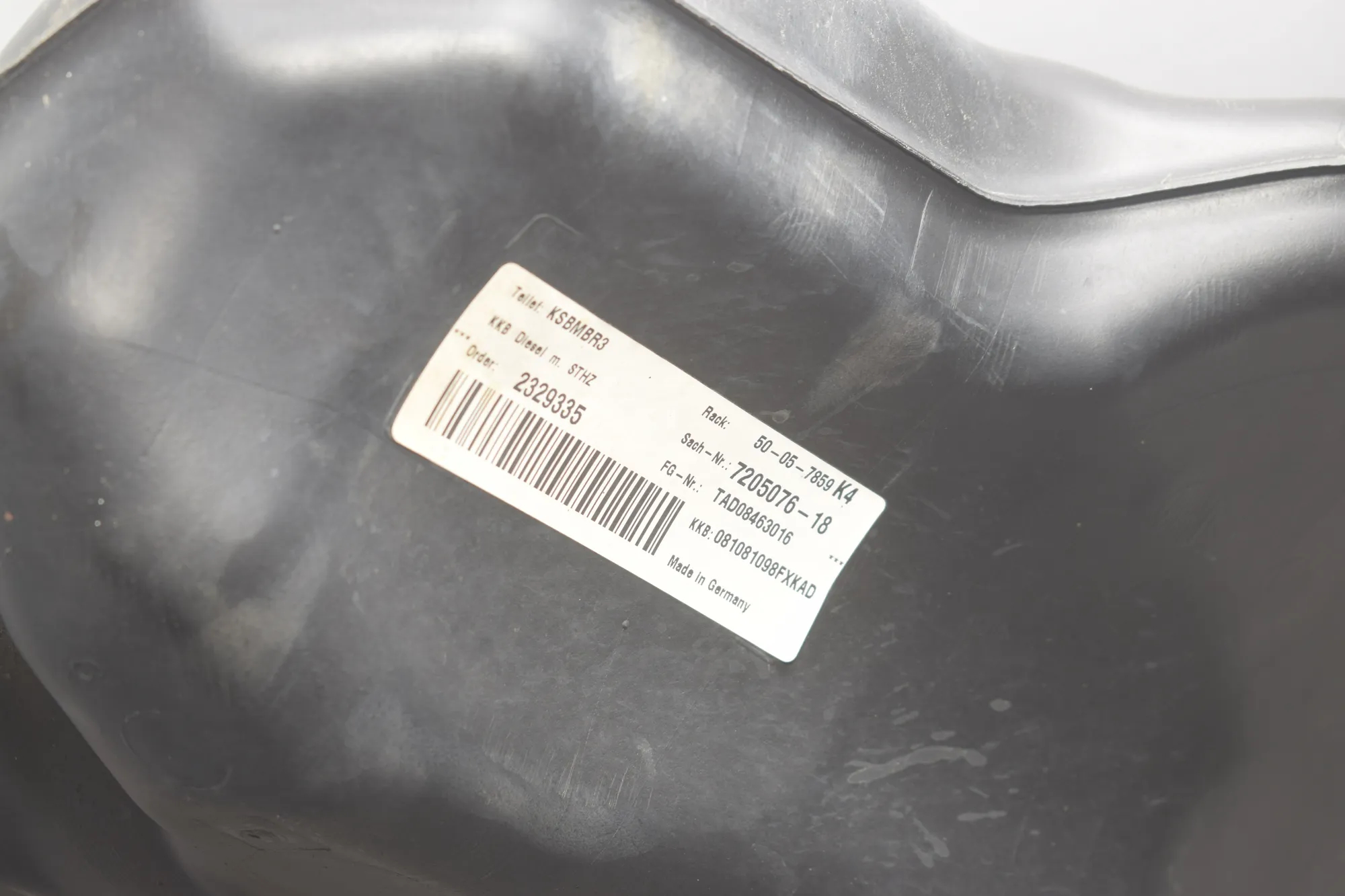 Fuel Tank – OEM 7205076 · BMW 5 Touring (F11) M 550 d xDrive 2014 – 3