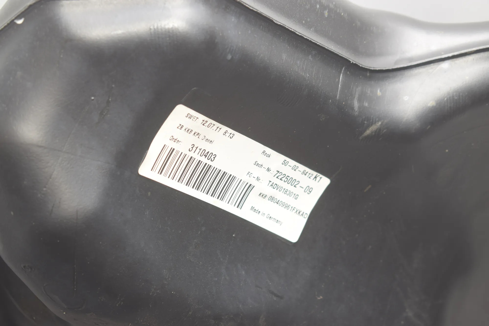 Fuel Tank – OEM 7225002 · BMW 5 Touring (F11) 530 d xDrive 2011 – 4