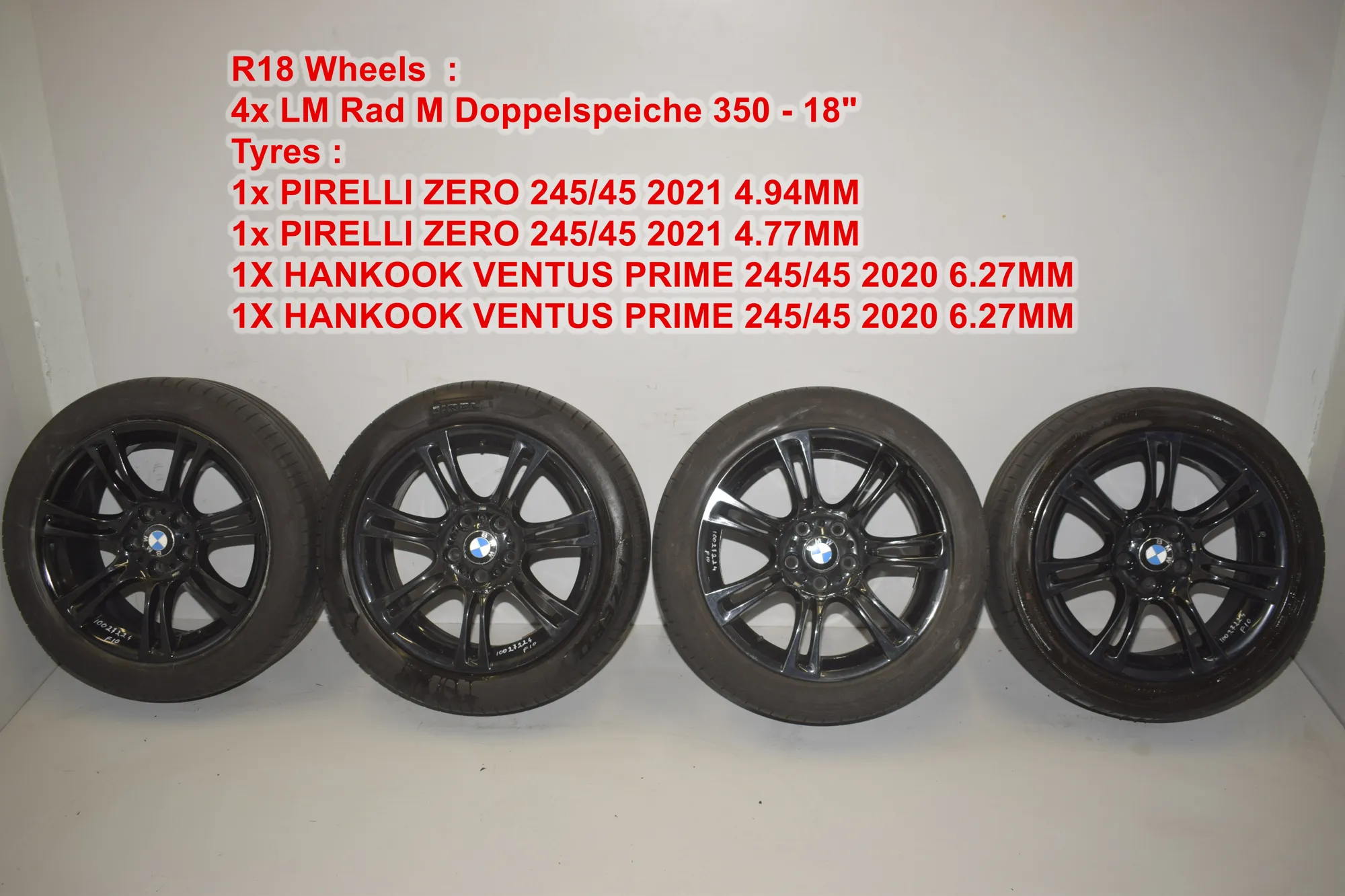 Alloy Wheel Set – OEM 7842650 · BMW 5 Touring (F11) 530 d xDrive 2011