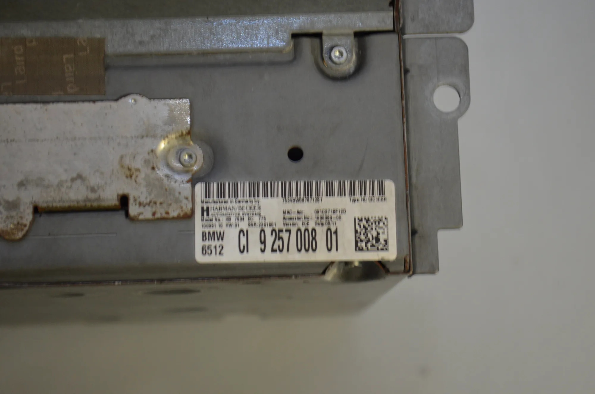 Navigation System – OEM 9206444 · BMW 5 Touring (F11) 530 d 2011 – 13