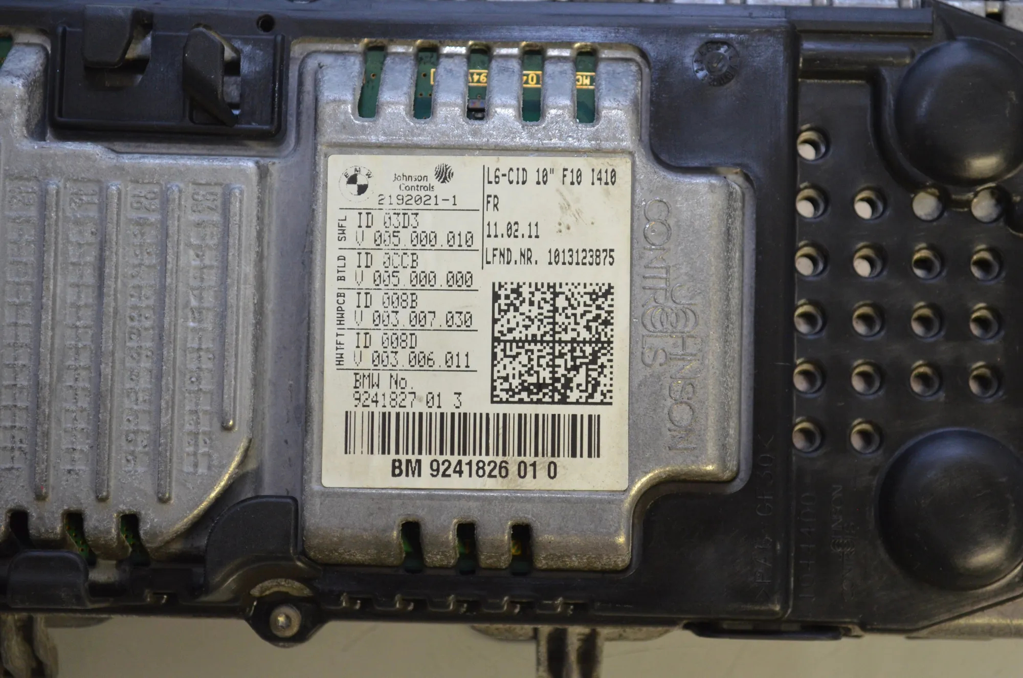 Navigation System – OEM 9206444 · BMW 5 Touring (F11) 530 d 2011 – 9