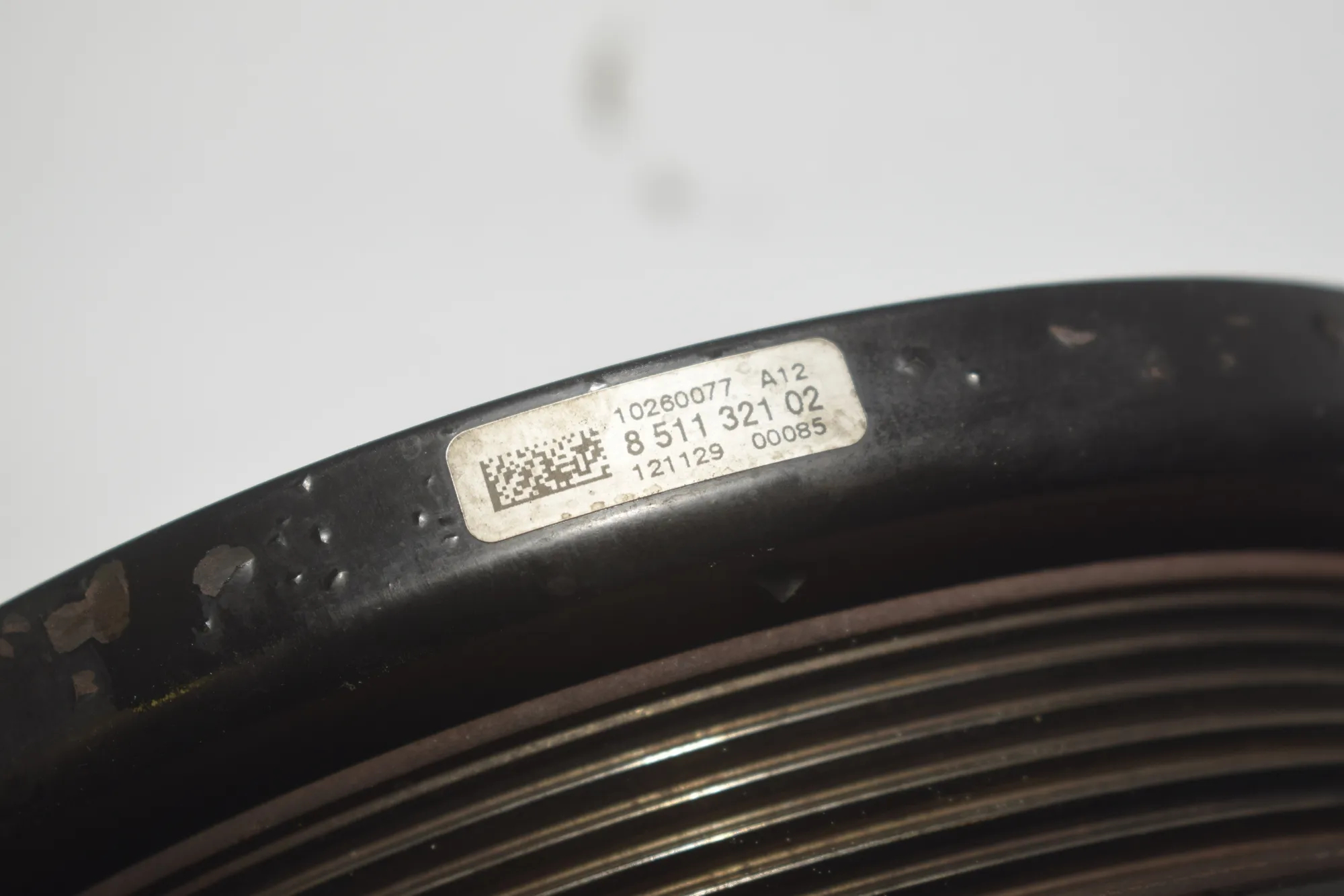 Crankshaft Pulley – OEM 8511321 · BMW 5 (F10) 530 d 2012 – 5