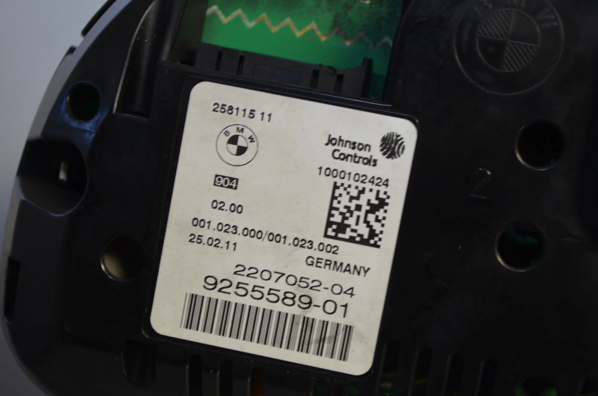 Instrument Cluster Speedometer – OEM 9255589 · BMW 5 Touring (F11) 530 d 2011 – 6