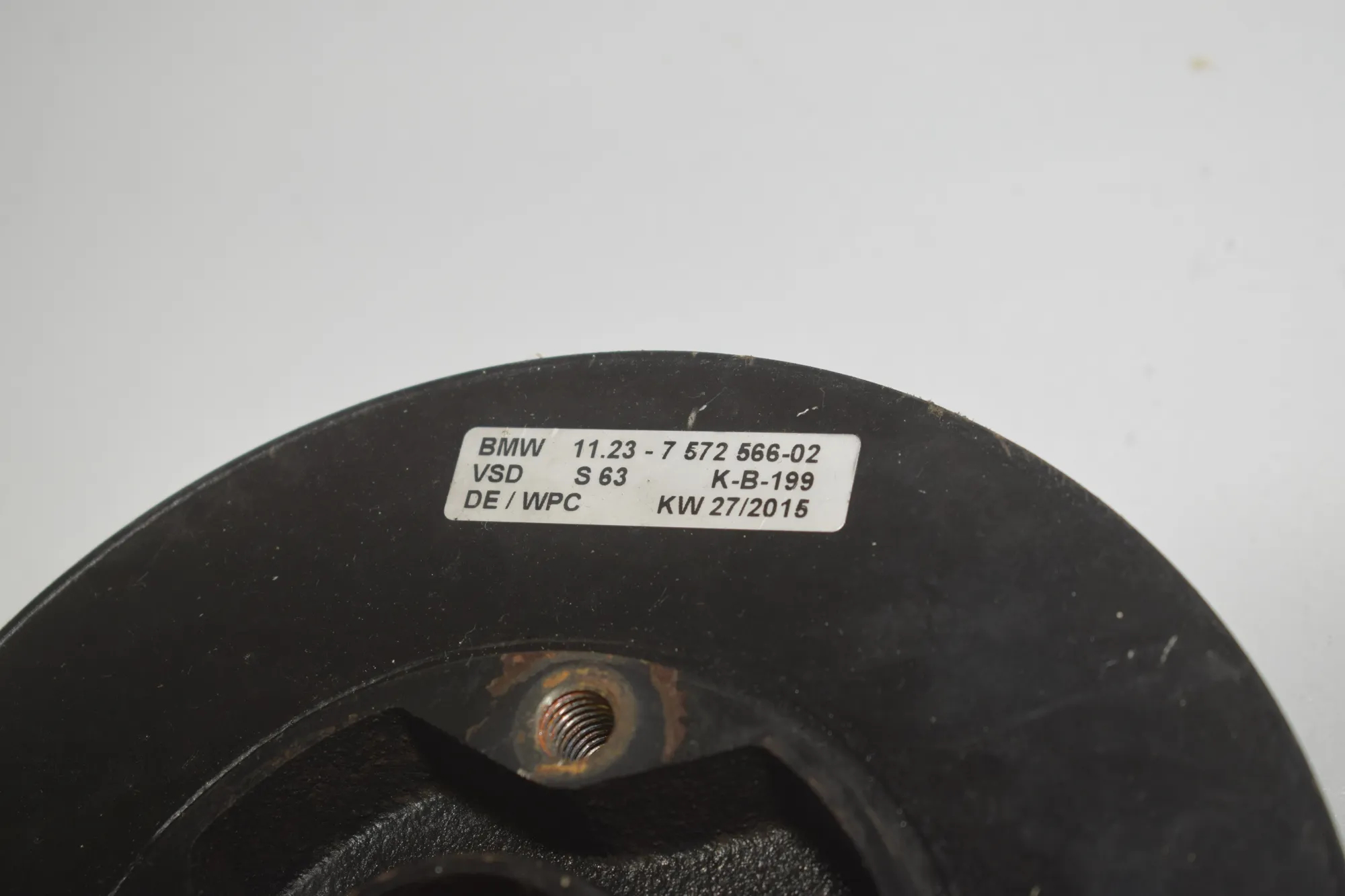Crankshaft Pulley – OEM 7572566 · BMW 5 (F10) BMW 5 (F10) 518 d 2014 – 6