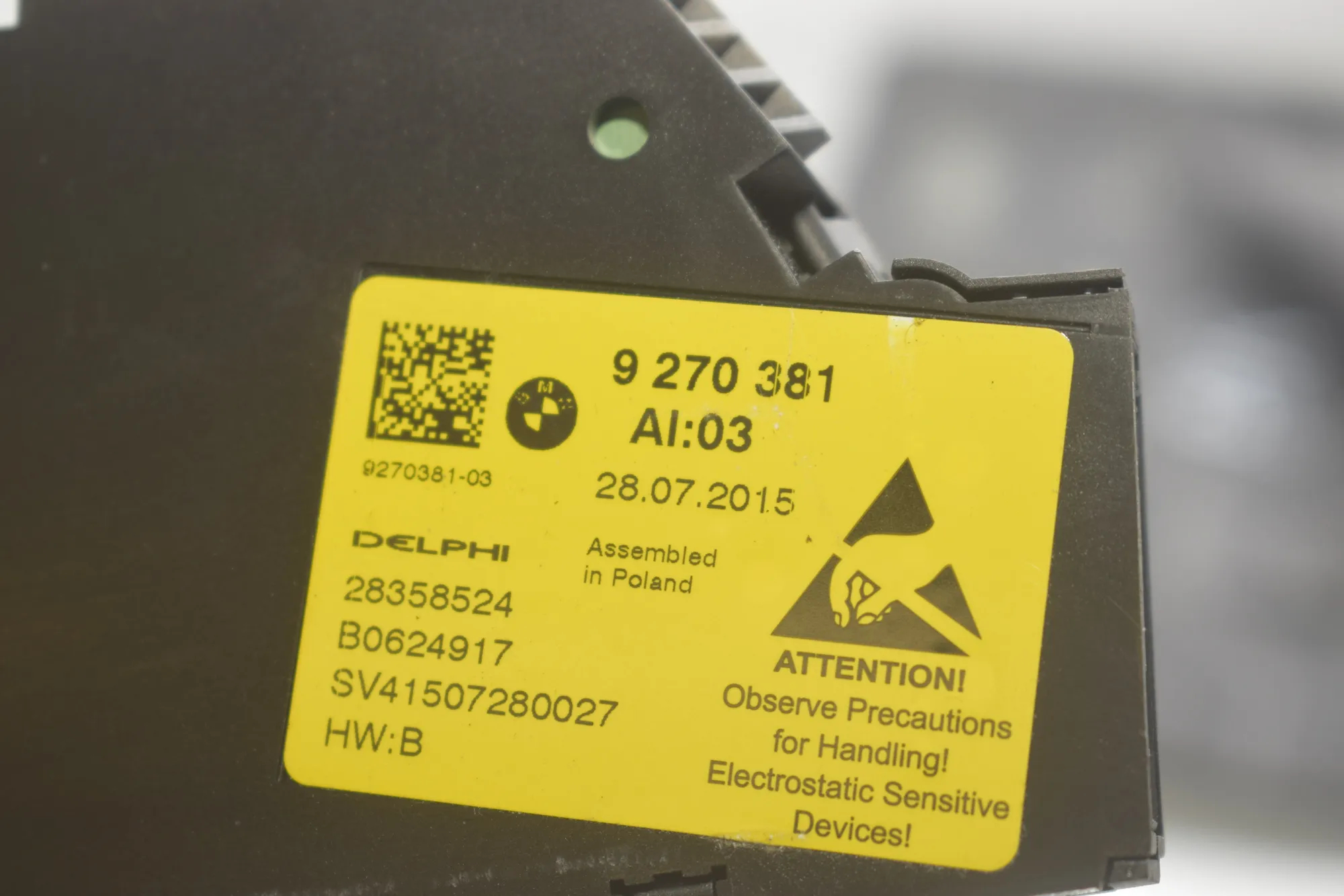 Other Seat Parts – OEM 9270381 · BMW 5 Touring (F11) 530 d xDrive 2015 – 6