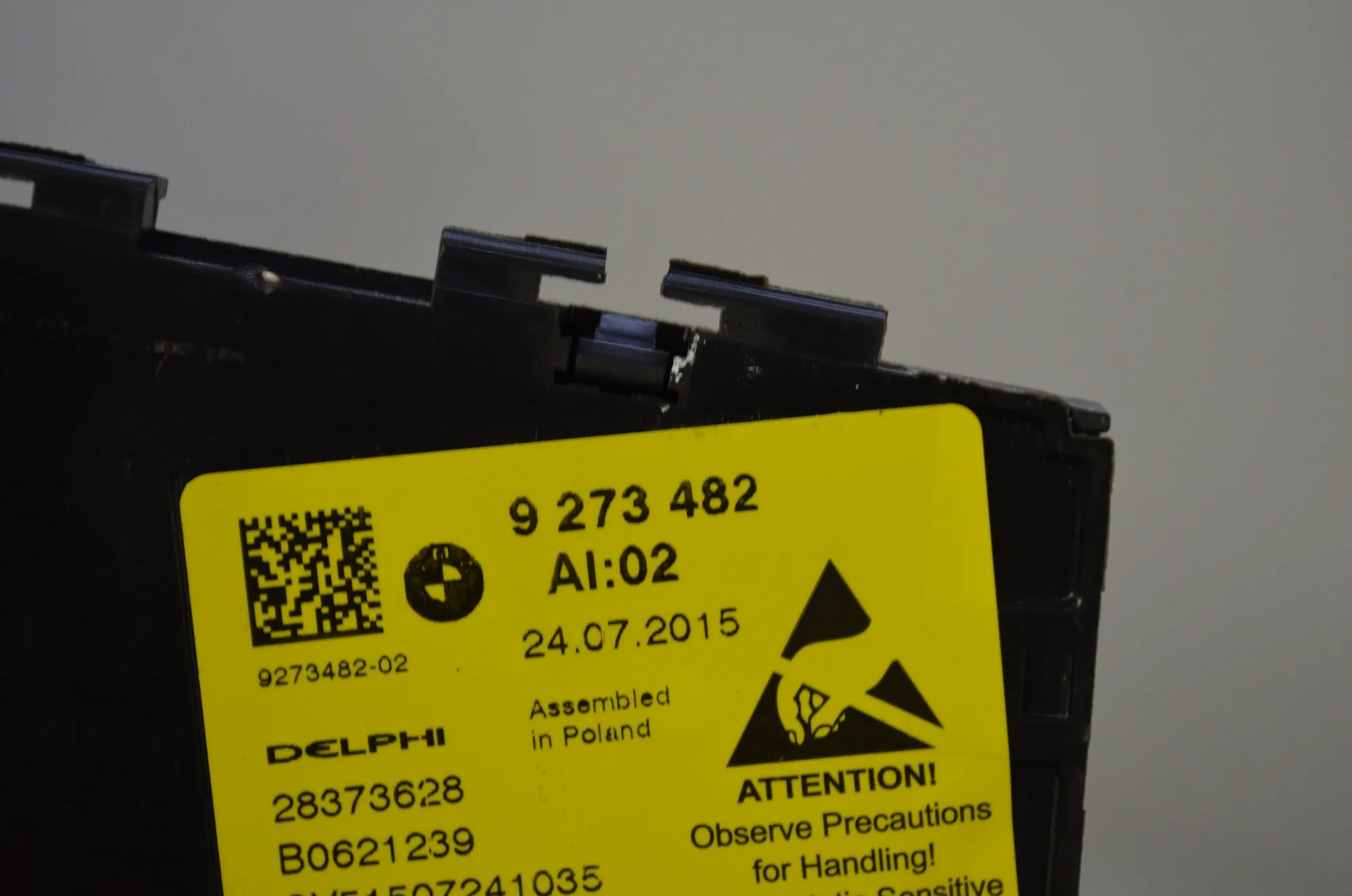Other Seat Parts – OEM 61319273482 · BMW 5 Touring (F11) 530 d xDrive 2015 – 7
