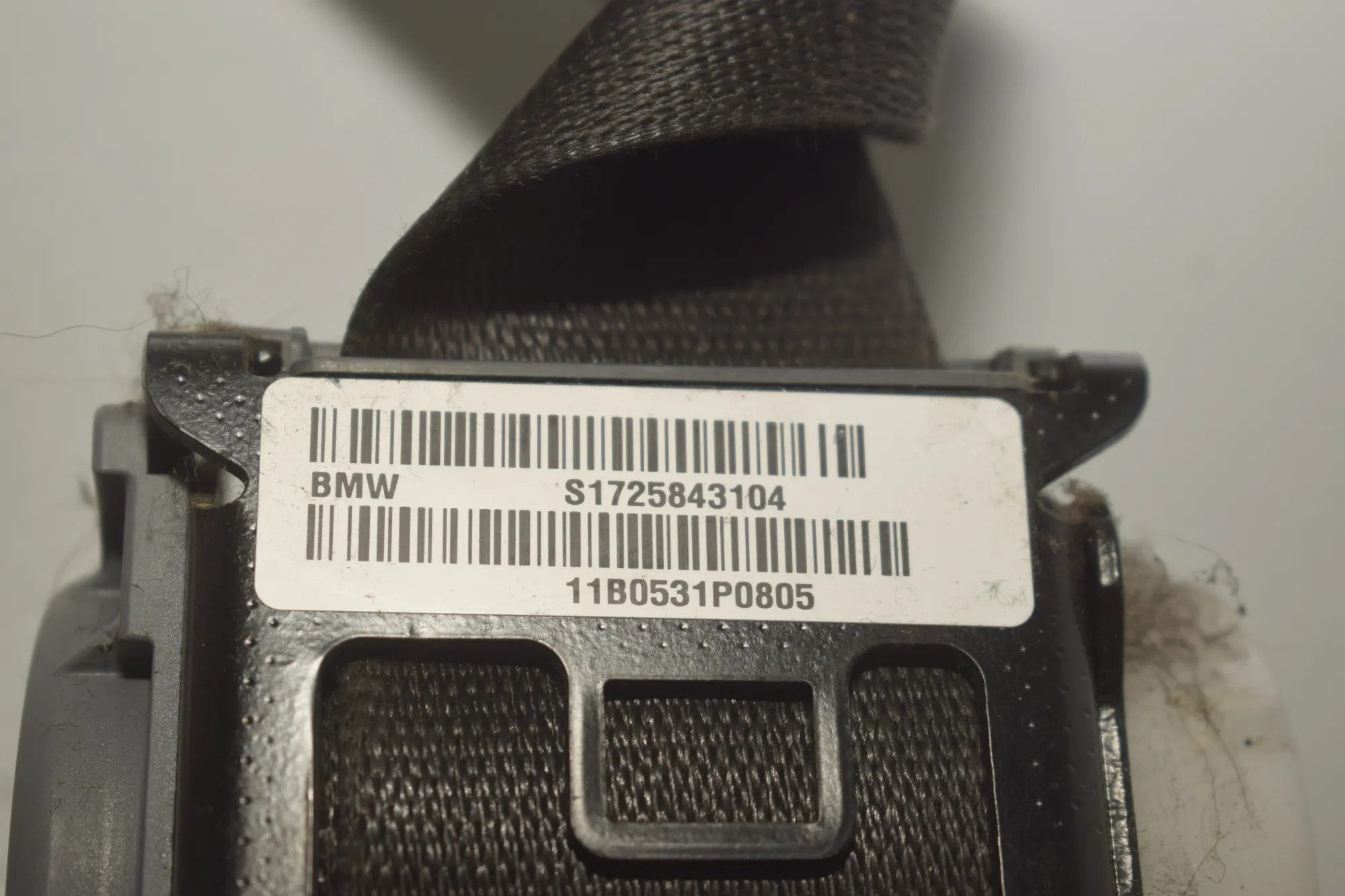 Front Left Seatbelt – OEM 7258431 · BMW X3 (F25) xDrive 20 d 2011 – 4