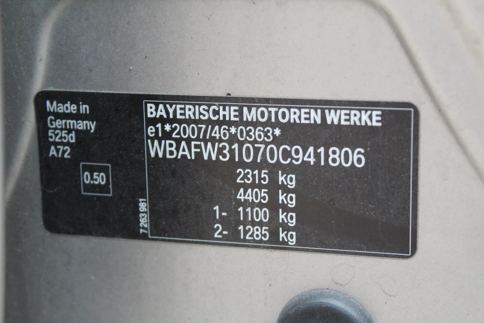 BMW 5 (F10) 525 d 2011 – 16