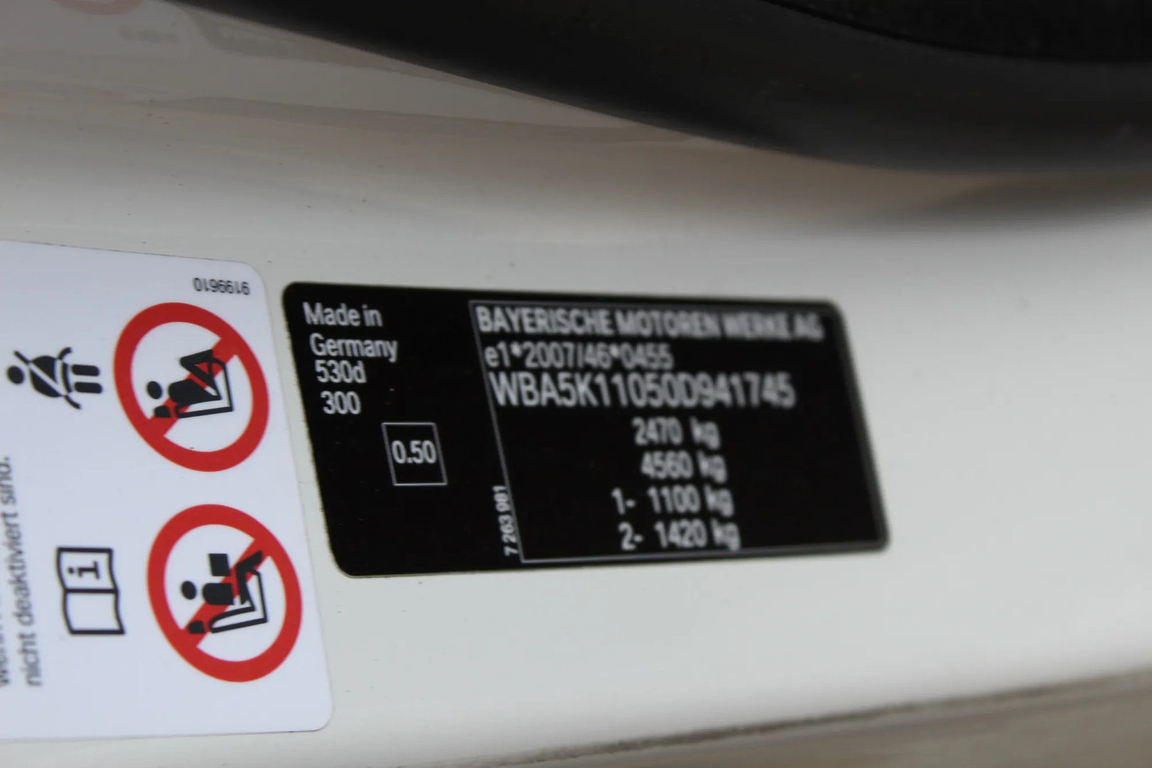 BMW 5 Touring (F11) 530 d 2014 – 11