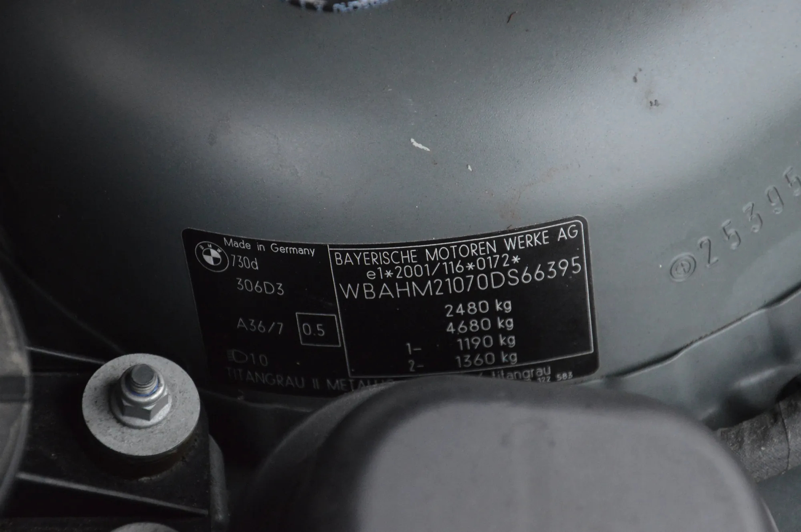 BMW 7 (E65, E66, E67) 730 Ld 2005 – 8