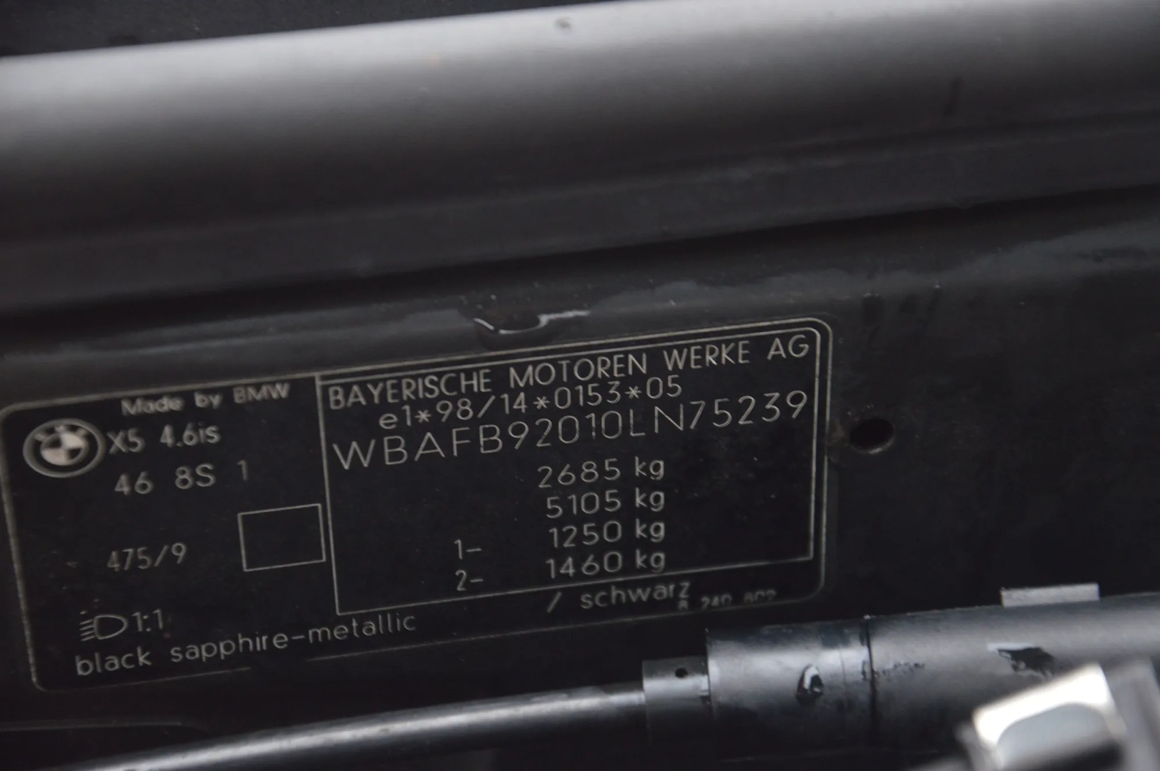 BMW X5 (E53) 4.6 is 2002 – 17