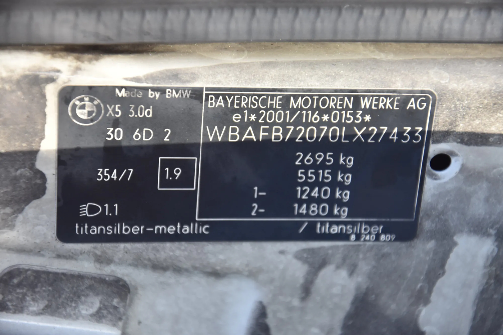 BMW X5 (E53) 3.0 d 2005 – 8