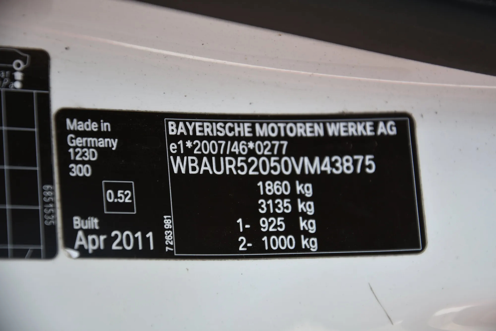 BMW 1 Coupe (E82) 123 d 2011 – 10