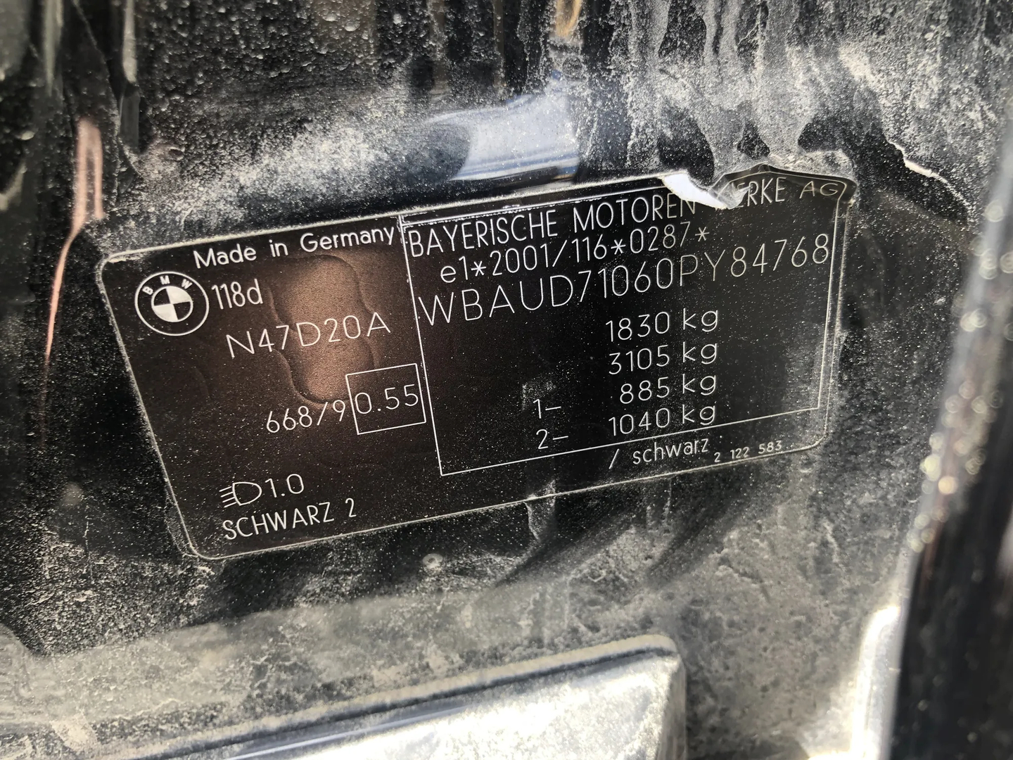 BMW 1 (E87) 118 d 2007 – 2