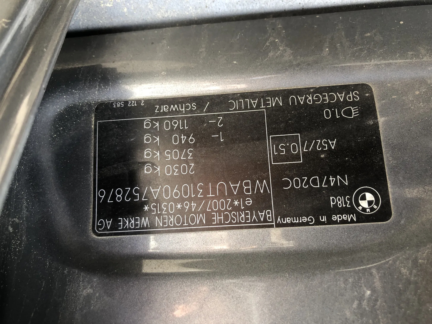 BMW 3 Touring (E91) 318 d 2010