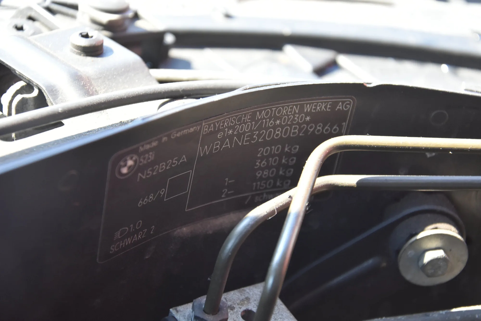 BMW 5 (E60) 523 i 2006 – 7