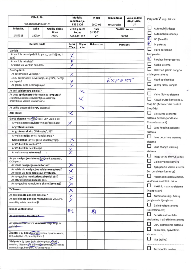 BMW 5 Touring (E39) 530 d 2002 – 7