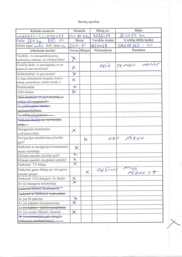BMW X5 (E53) 4.8 is 2004 – 9