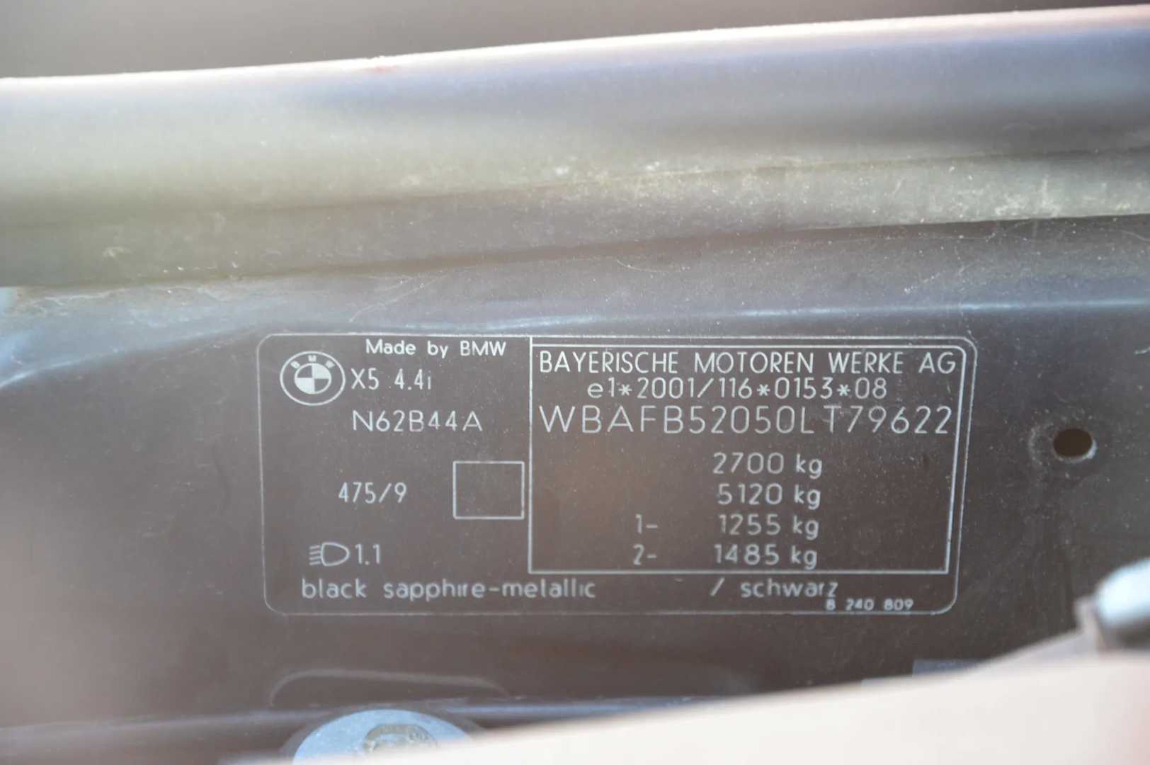 BMW X5 (E53) 4.4 i 2003 – 5