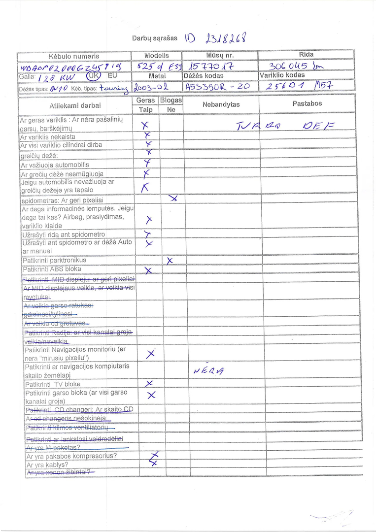 BMW 5 Touring (E39) 525 d 2003 – 8