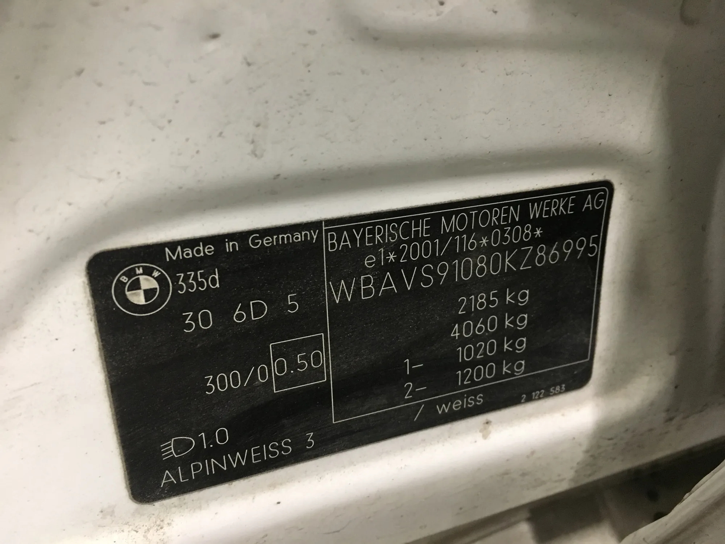 BMW 3 Touring (E91) 335 d 2007