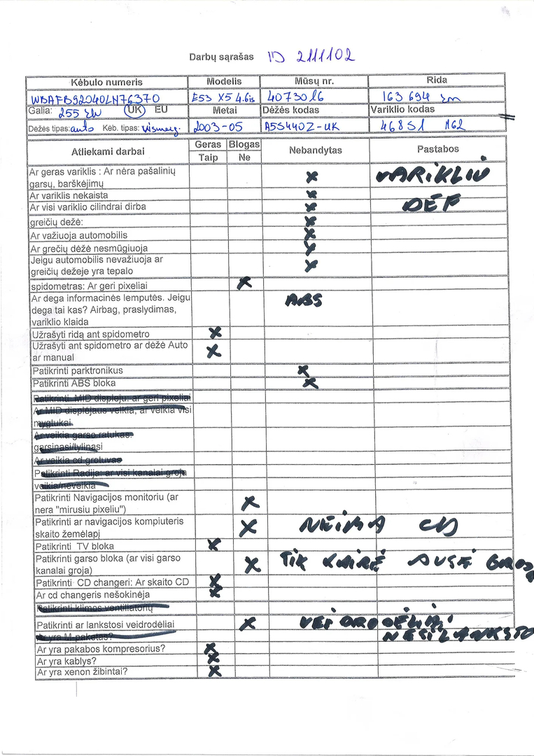 BMW X5 (E53) 4.6 is 2003 – 8