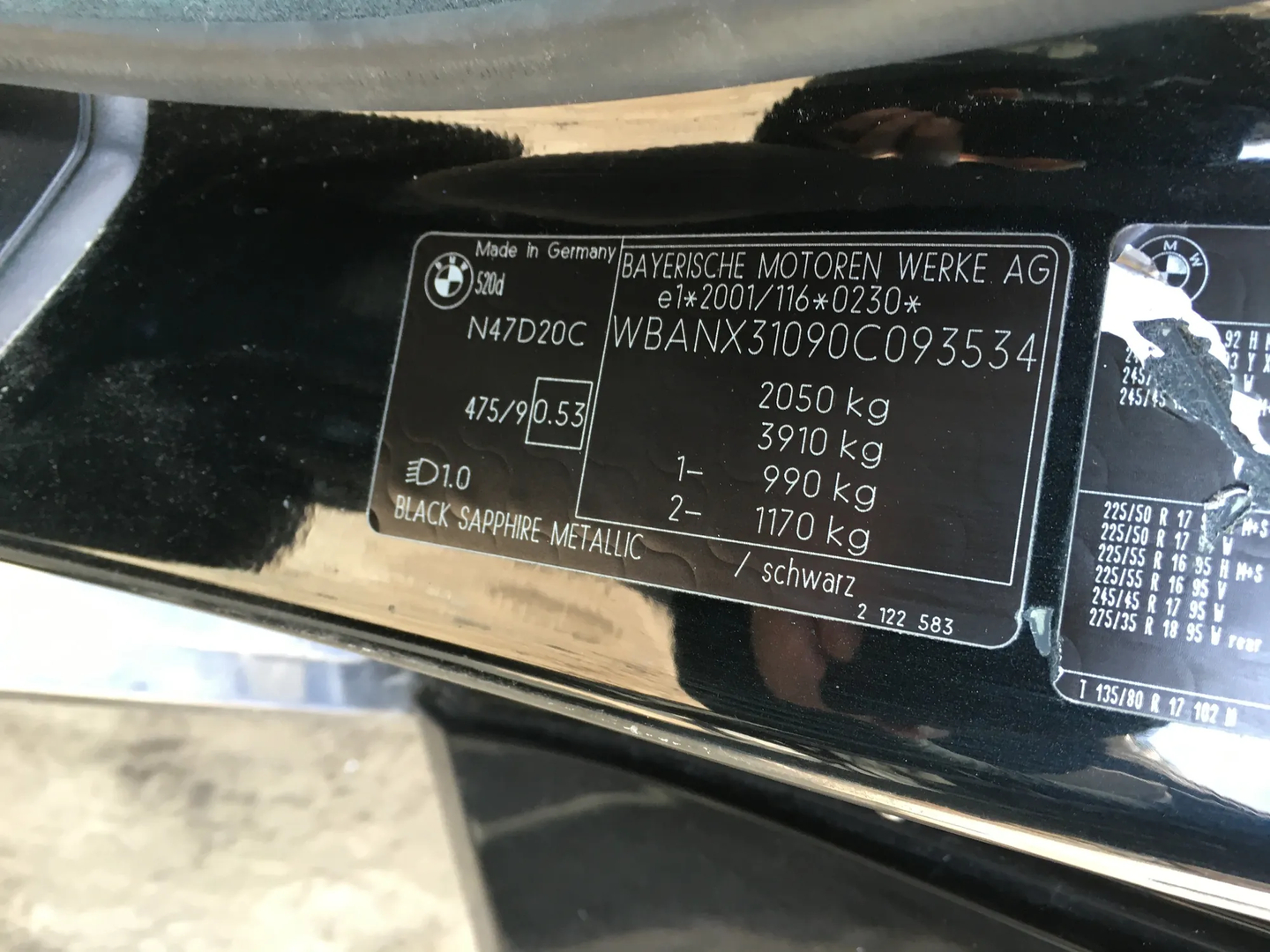 BMW 5 (E60) 520 d 2009 – 4